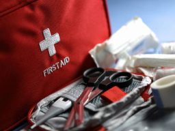 First-aid training and equipment